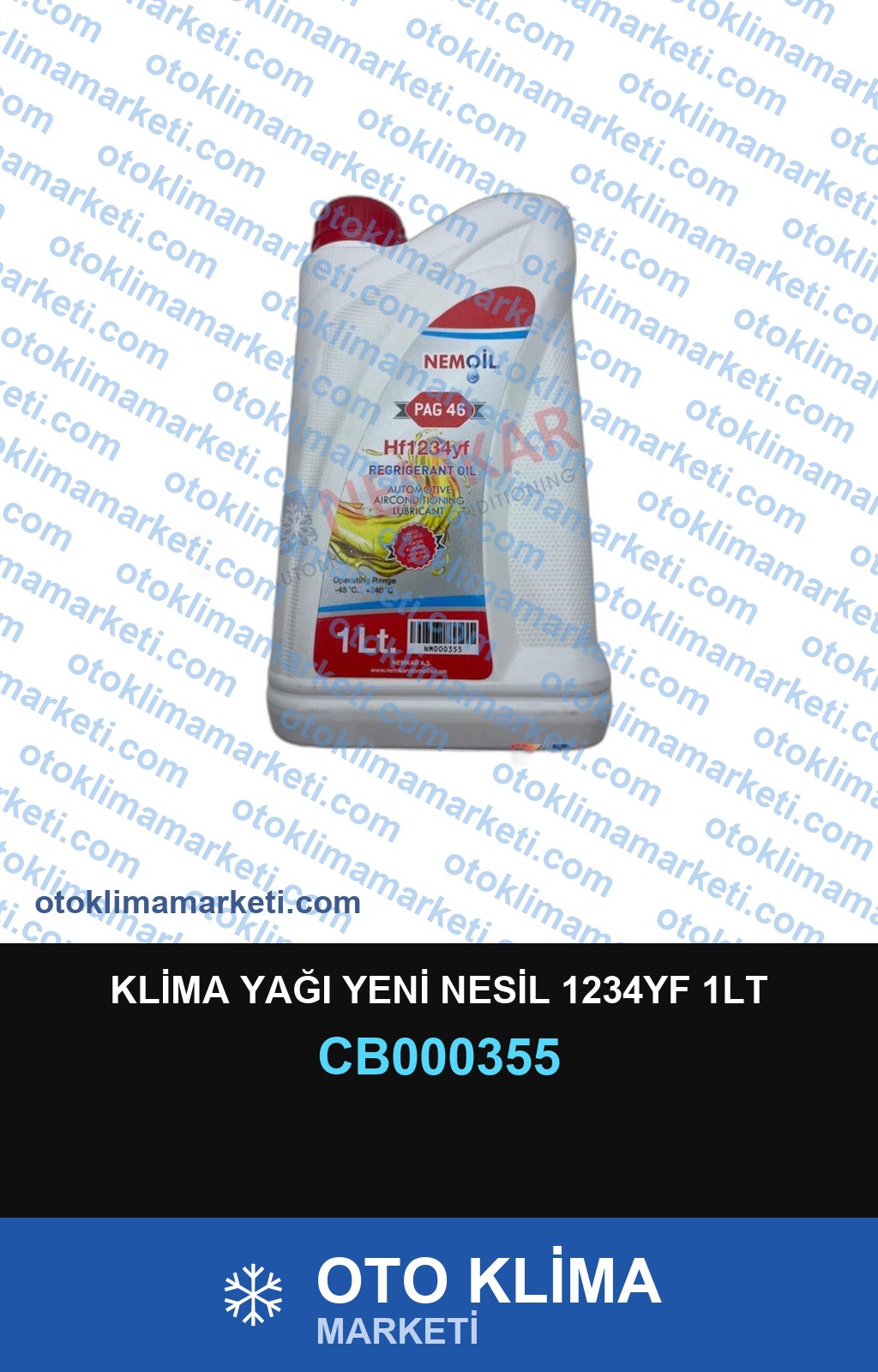 KLİMA YAĞI YENİ NESİL 1234YF 1LT