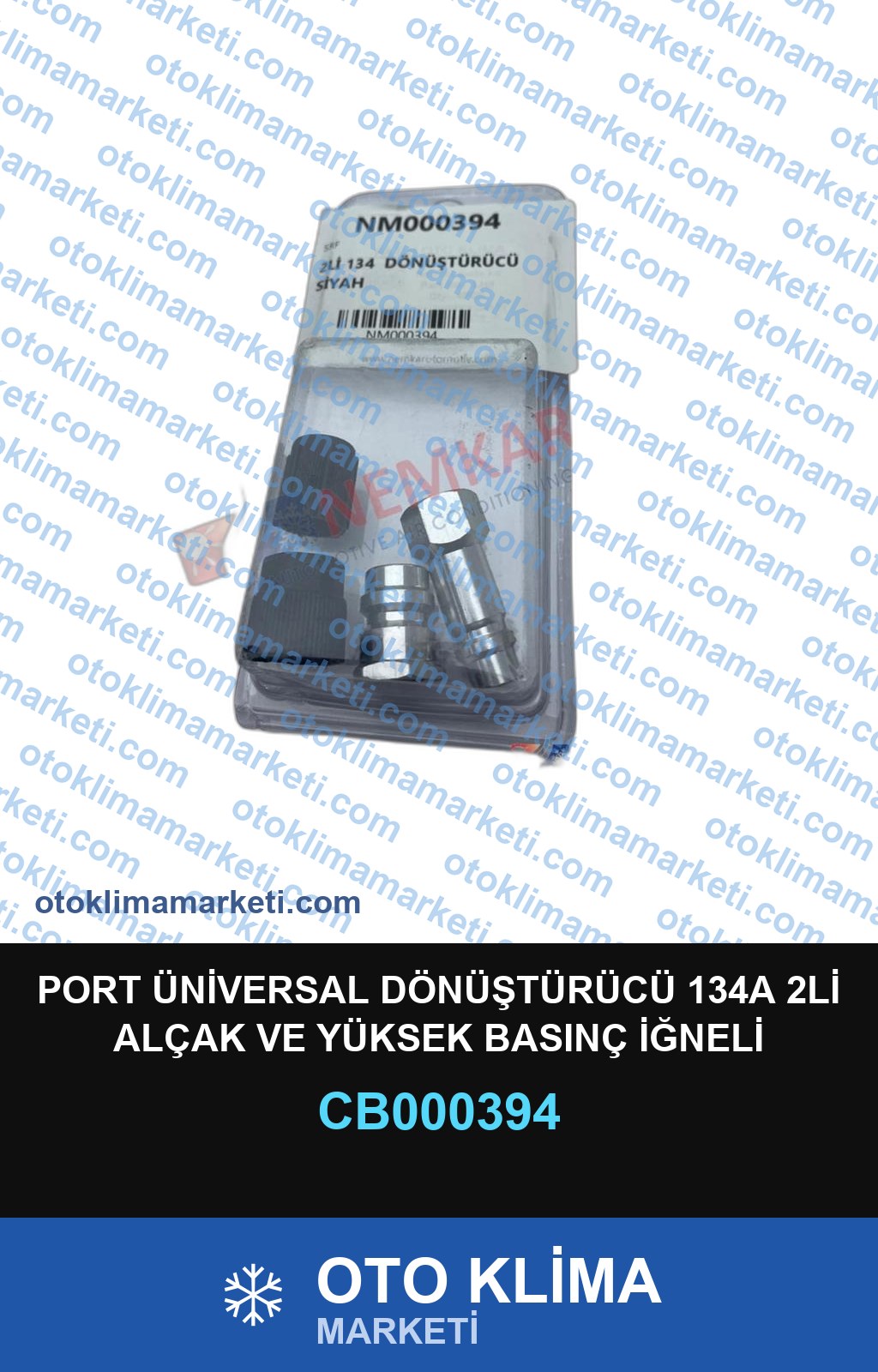 PORT ÜNİVERSAL DÖNÜŞTÜRÜCÜ 134A 2Lİ ALÇAK VE YÜKSEK BASINÇ İĞNELİ