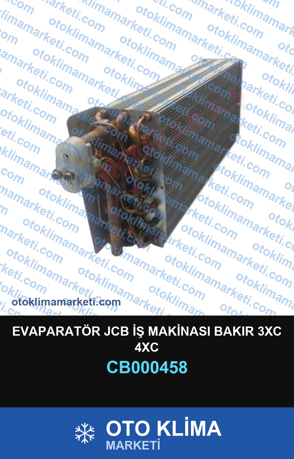 EVAPARATÖR JCB İŞ MAKİNASI BAKIR 3XC 4XC