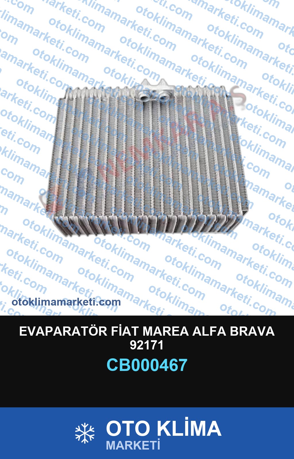 EVAPARATÖR FİAT MAREA ALFA BRAVA 92171
