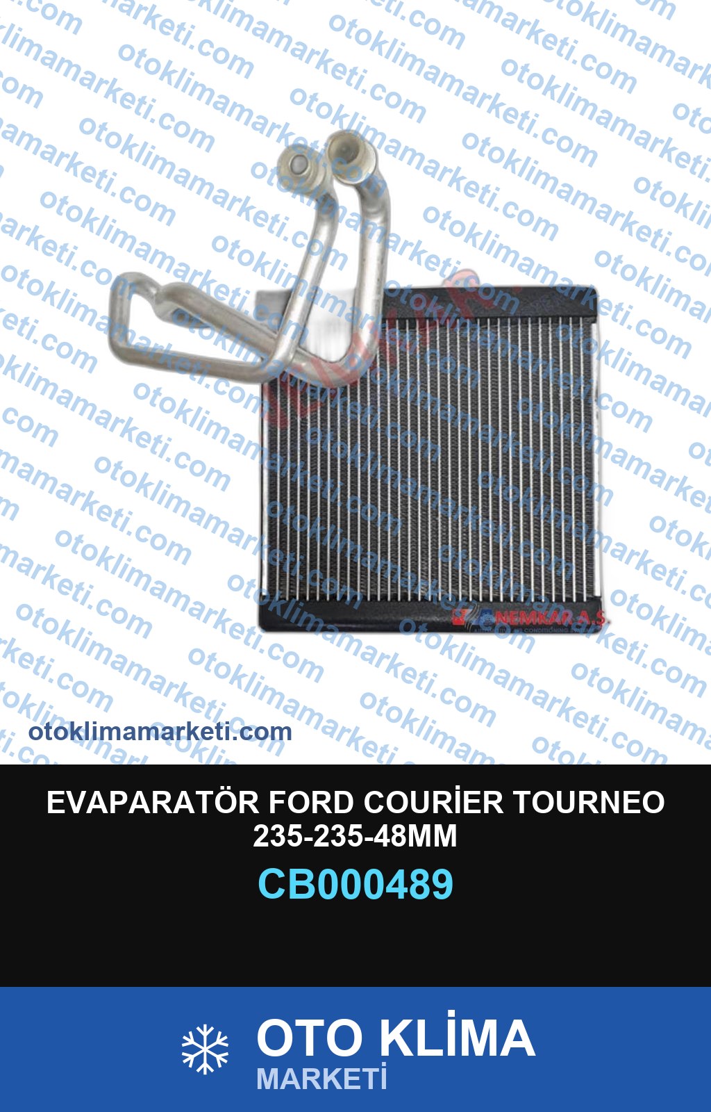 EVAPARATÖR FORD COURİER TOURNEO 235-235-48MM