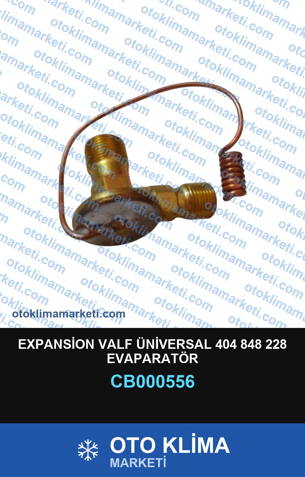 EXPANSİON VALF ÜNİVERSAL 404 848 228 EVAPARATÖR