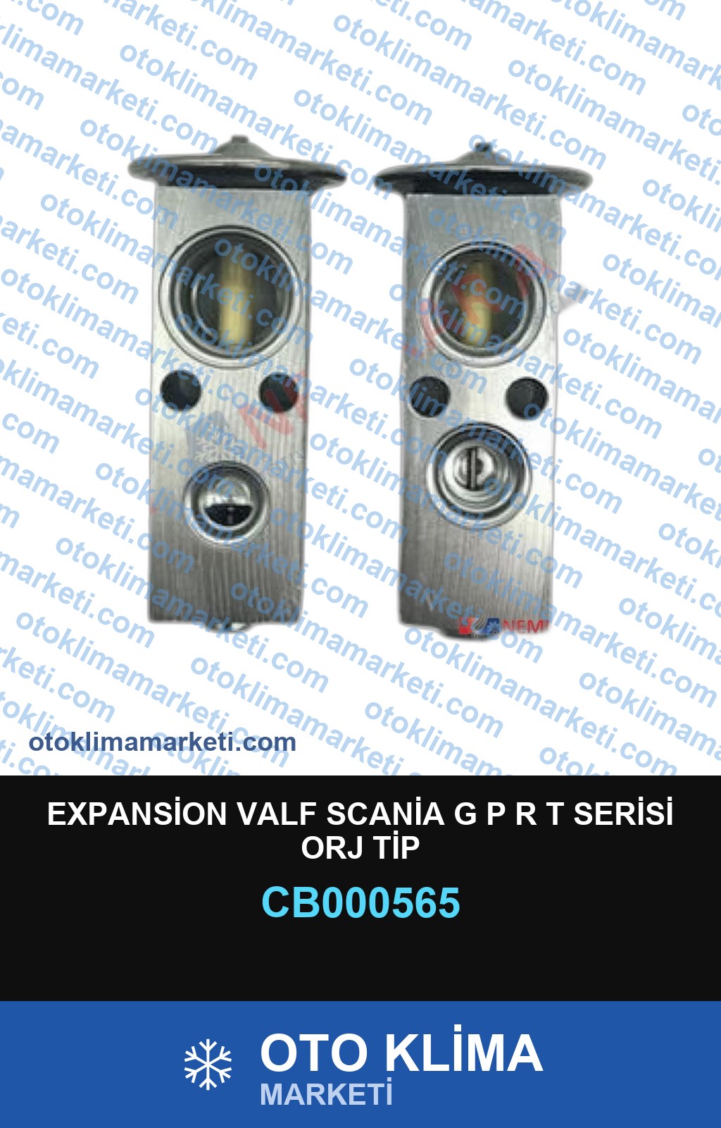 EXPANSİON VALF SCANİA G P R T SERİSİ ORJ TİP