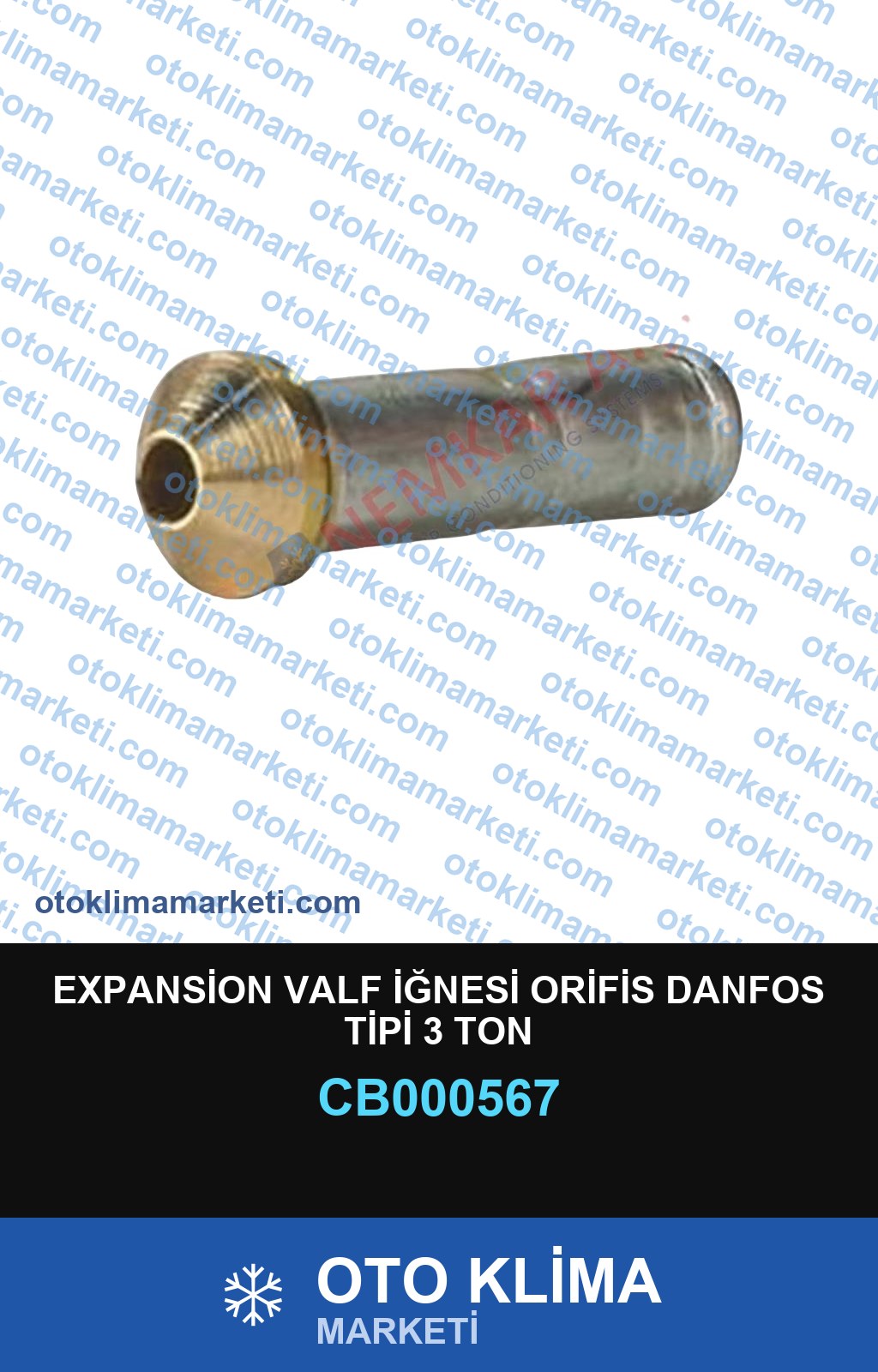 EXPANSİON VALF İĞNESİ ORİFİS DANFOS TİPİ 3 TON