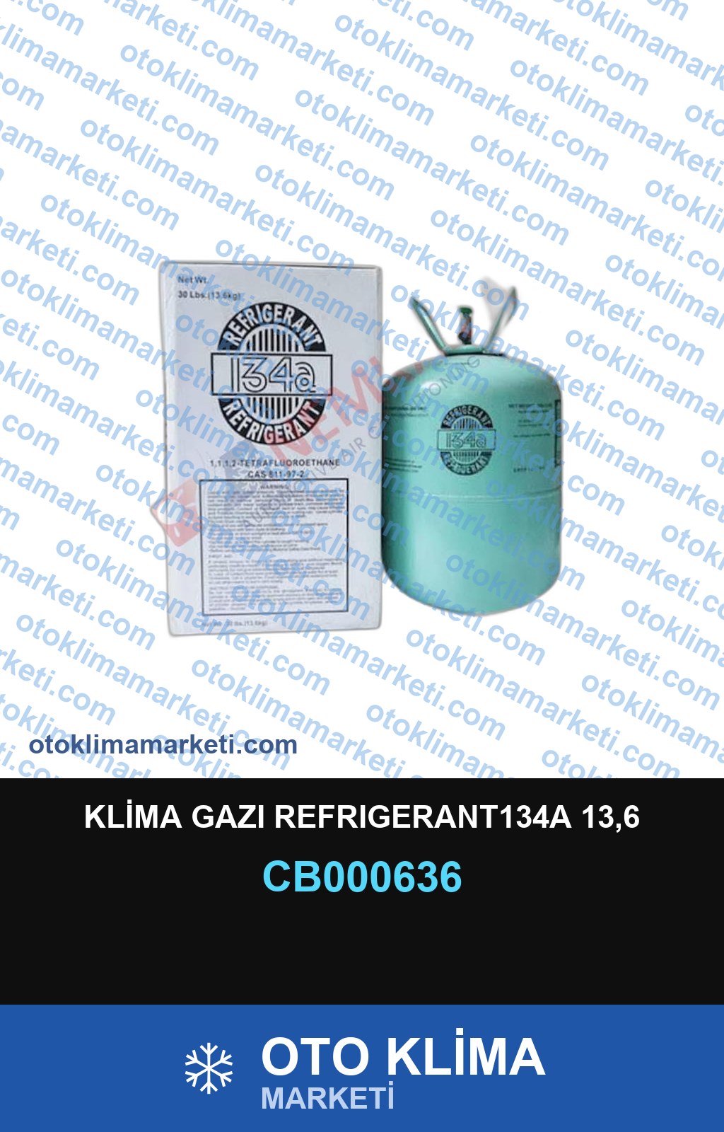 KLİMA GAZI REFRIGERANT134A 13,6