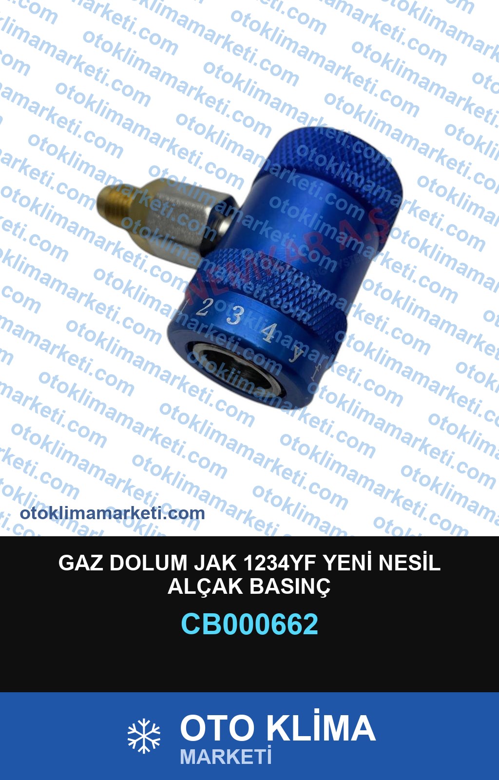 GAZ DOLUM JAK 1234YF YENİ NESİL ALÇAK BASINÇ
