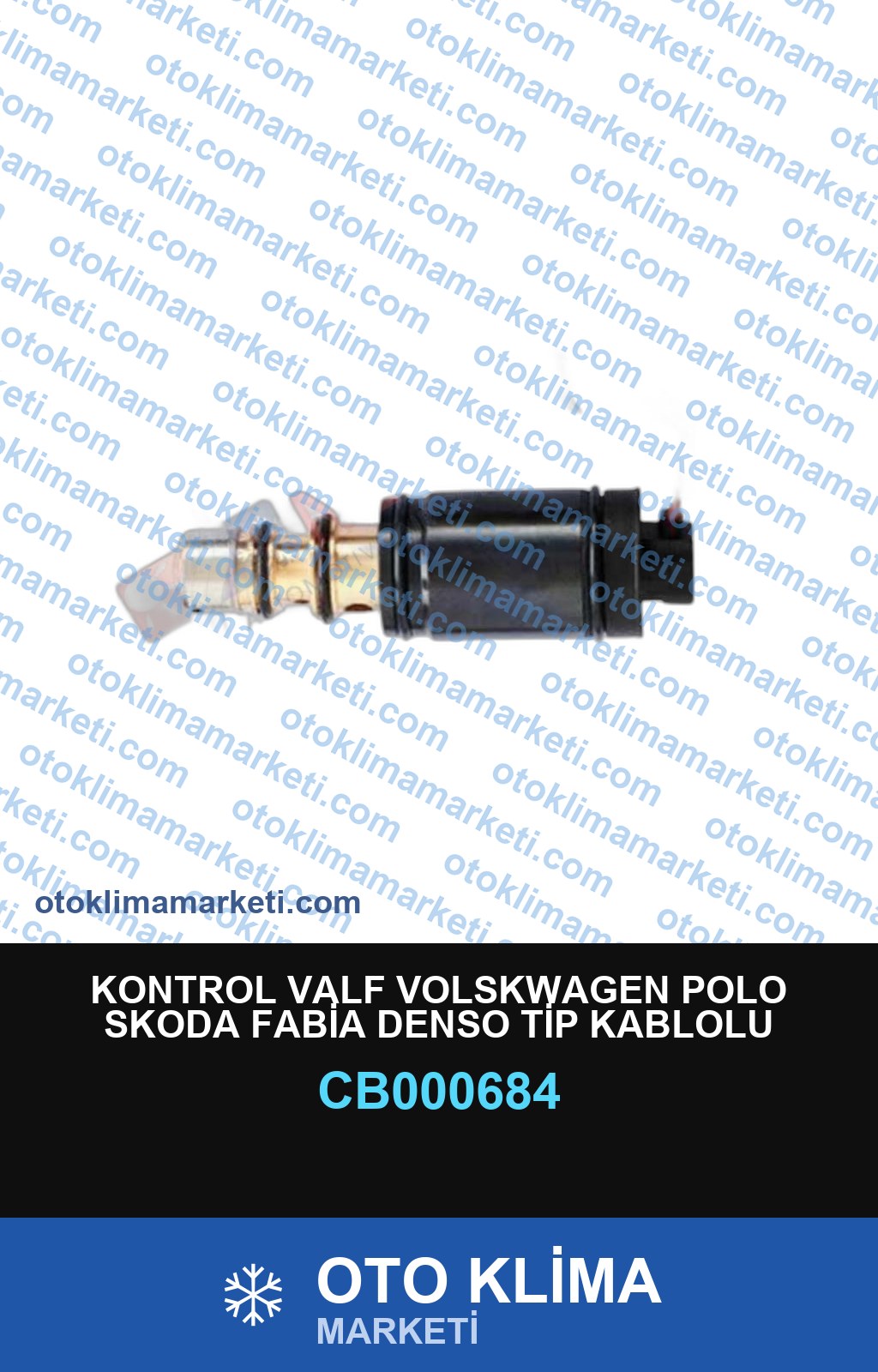 KONTROL VALF VOLSKWAGEN POLO SKODA FABİA DENSO TİP KABLOLU