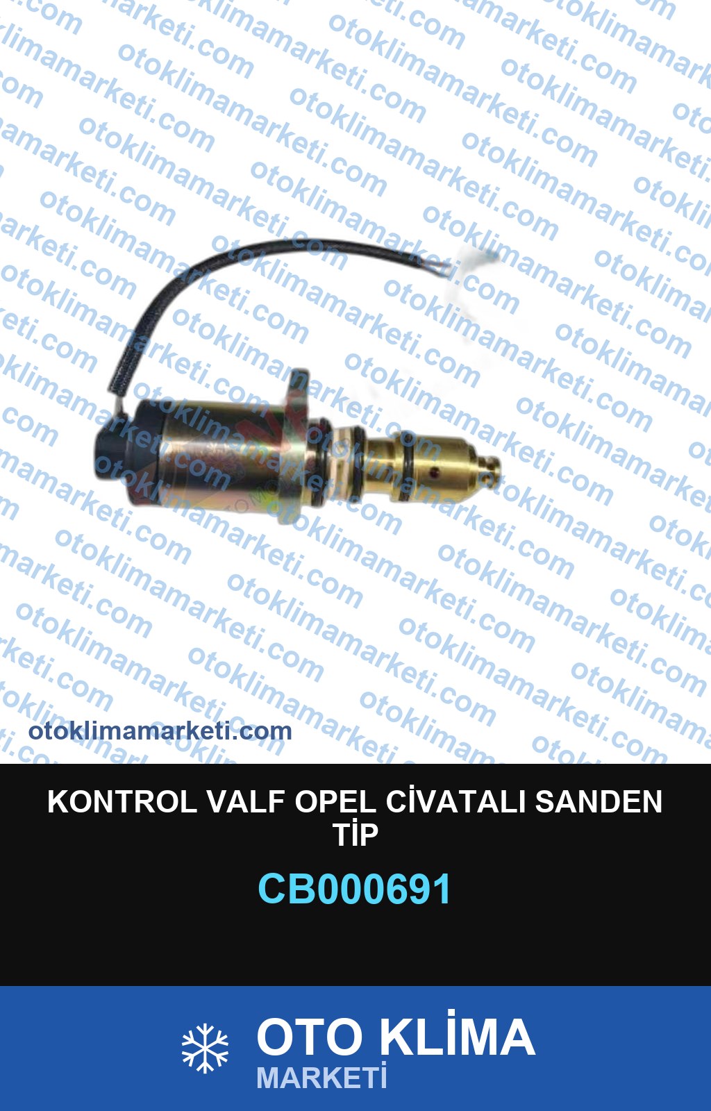 KONTROL VALF OPEL CİVATALI SANDEN TİP