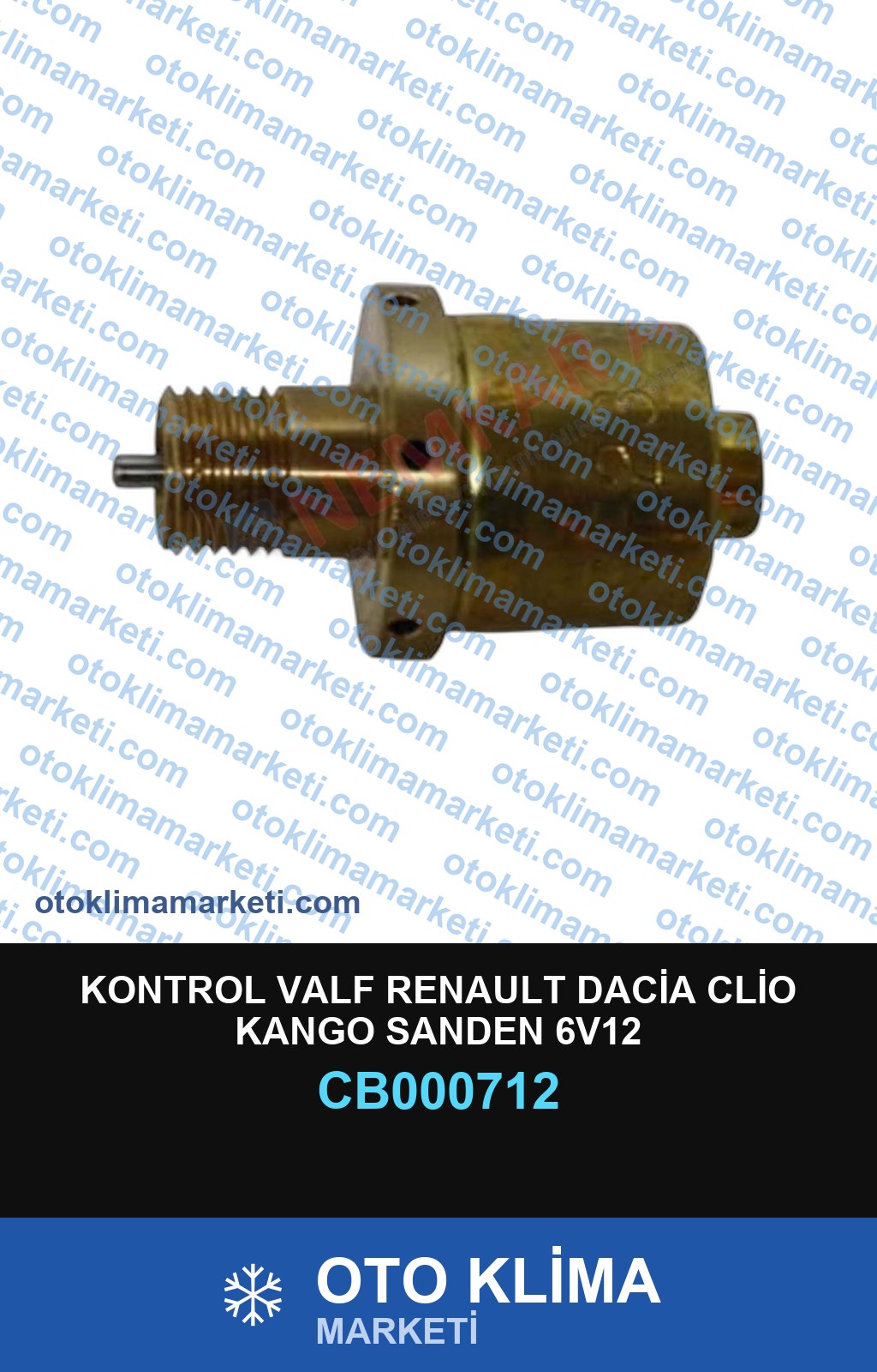KONTROL VALF RENAULT DACİA CLİO KANGO SANDEN 6V12
