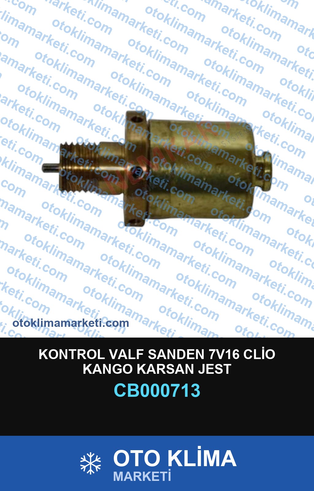 KONTROL VALF SANDEN 7V16 CLİO KANGO KARSAN JEST