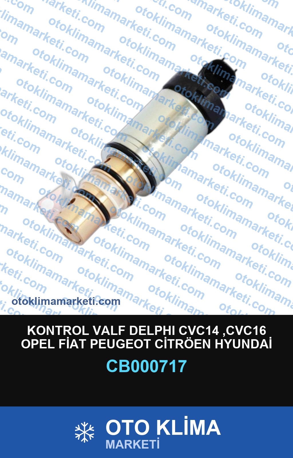 KONTROL VALF DELPHI CVC14 ,CVC16 OPEL FİAT PEUGEOT CİTRÖEN HYUNDAİ ACCENT İ30