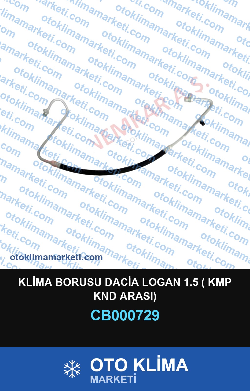 KLİMA BORUSU DACİA LOGAN 1.5 ( KMP KND ARASI)