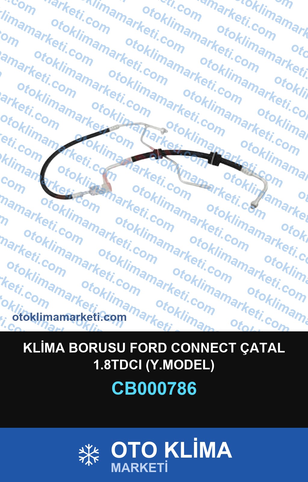 KLİMA BORUSU FORD CONNECT ÇATAL 1.8TDCI (Y.MODEL)