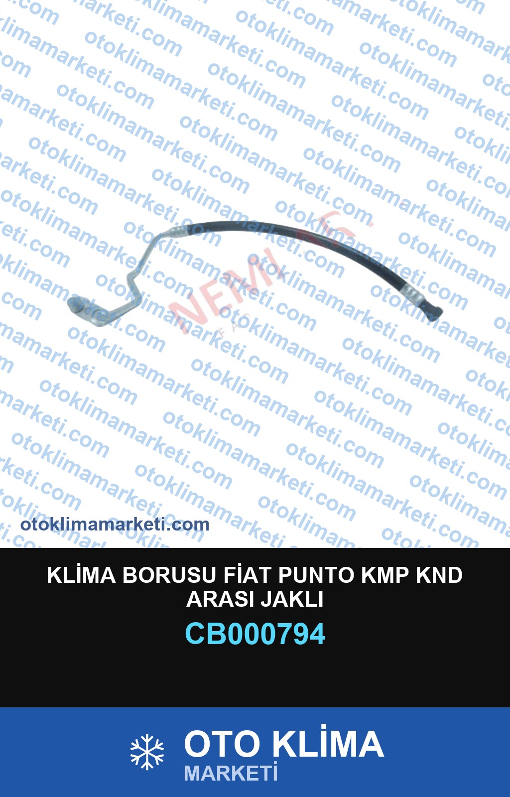 KLİMA BORUSU FİAT PUNTO KMP KND ARASI JAKLI