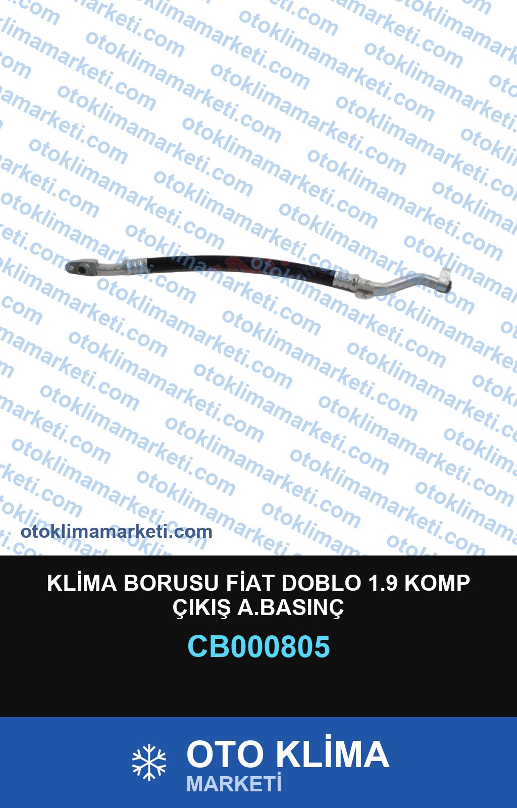 KLİMA BORUSU FİAT DOBLO 1.9 KOMP ÇIKIŞ A.BASINÇ
