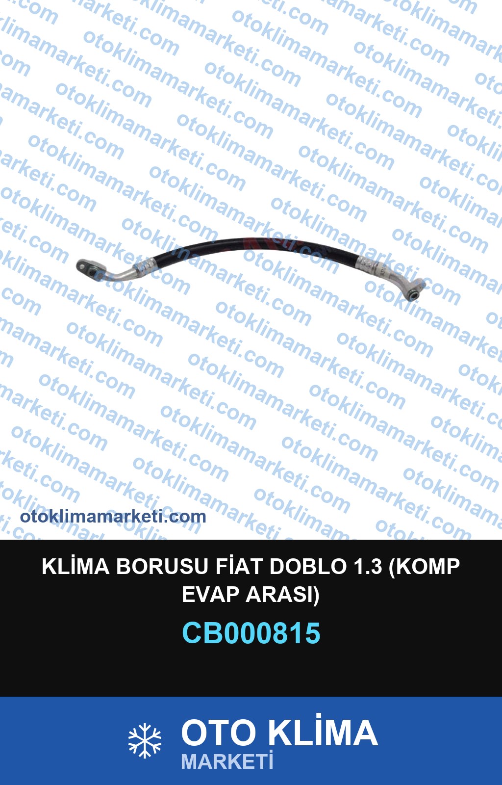KLİMA BORUSU FİAT DOBLO 1.3 (KOMP EVAP ARASI)
