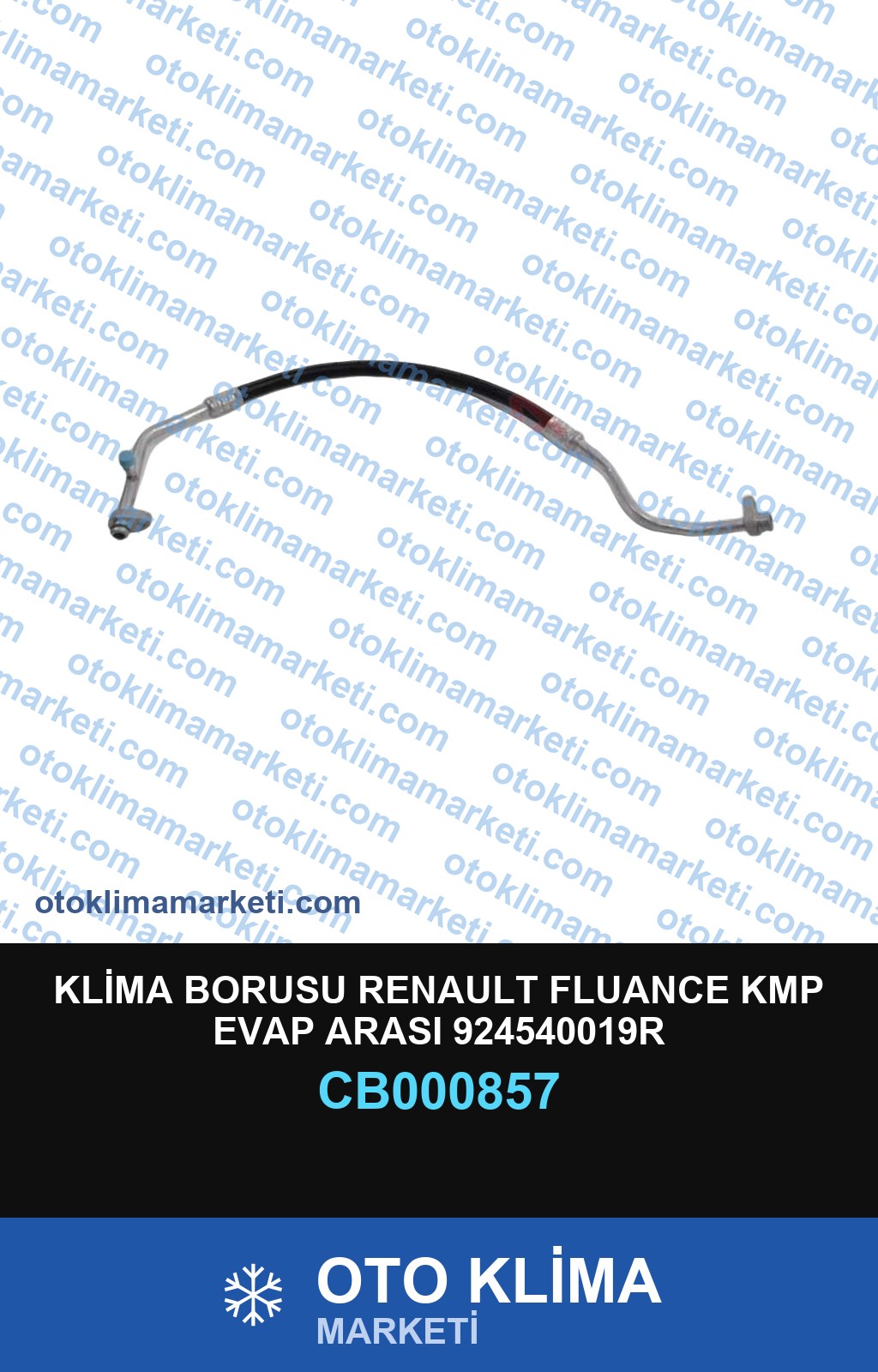 KLİMA BORUSU RENAULT FLUANCE KMP EVAP ARASI 924540019R