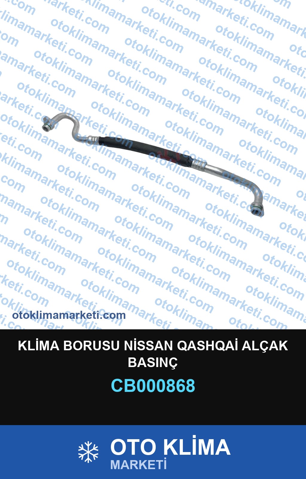 KLİMA BORUSU NİSSAN QASHQAİ ALÇAK BASINÇ