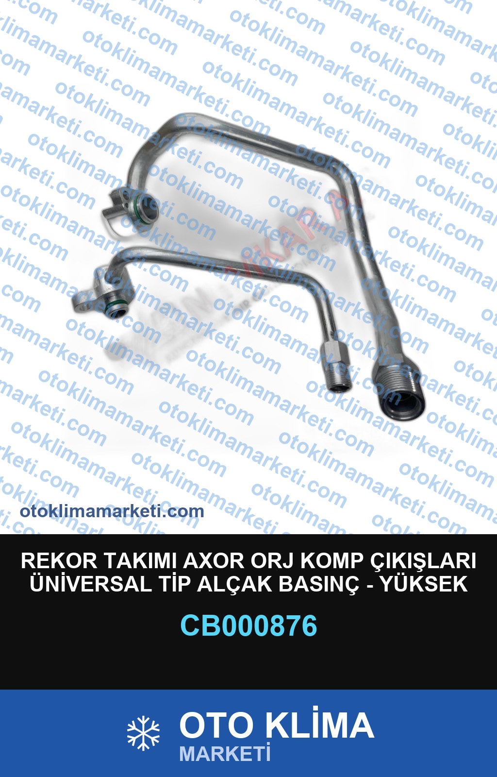 REKOR TAKIMI AXOR ORJ KOMP ÇIKIŞLARI ÜNİVERSAL TİP ALÇAK BASINÇ - YÜKSEK BASINÇ