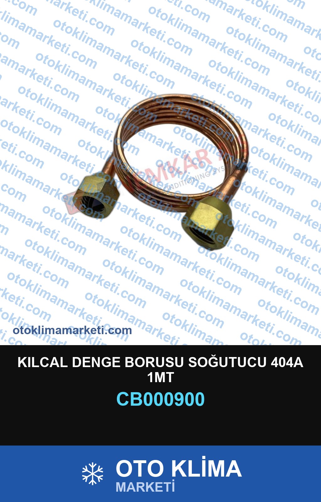 KILCAL DENGE BORUSU SOĞUTUCU 404A 1MT