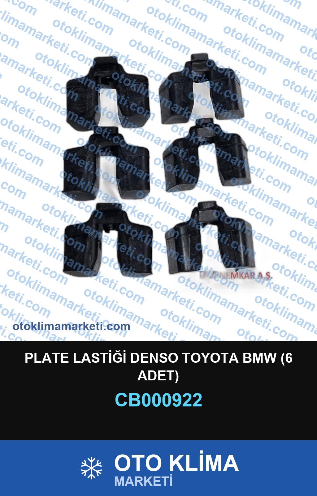 PLATE LASTİĞİ DENSO TOYOTA BMW (6 ADET)