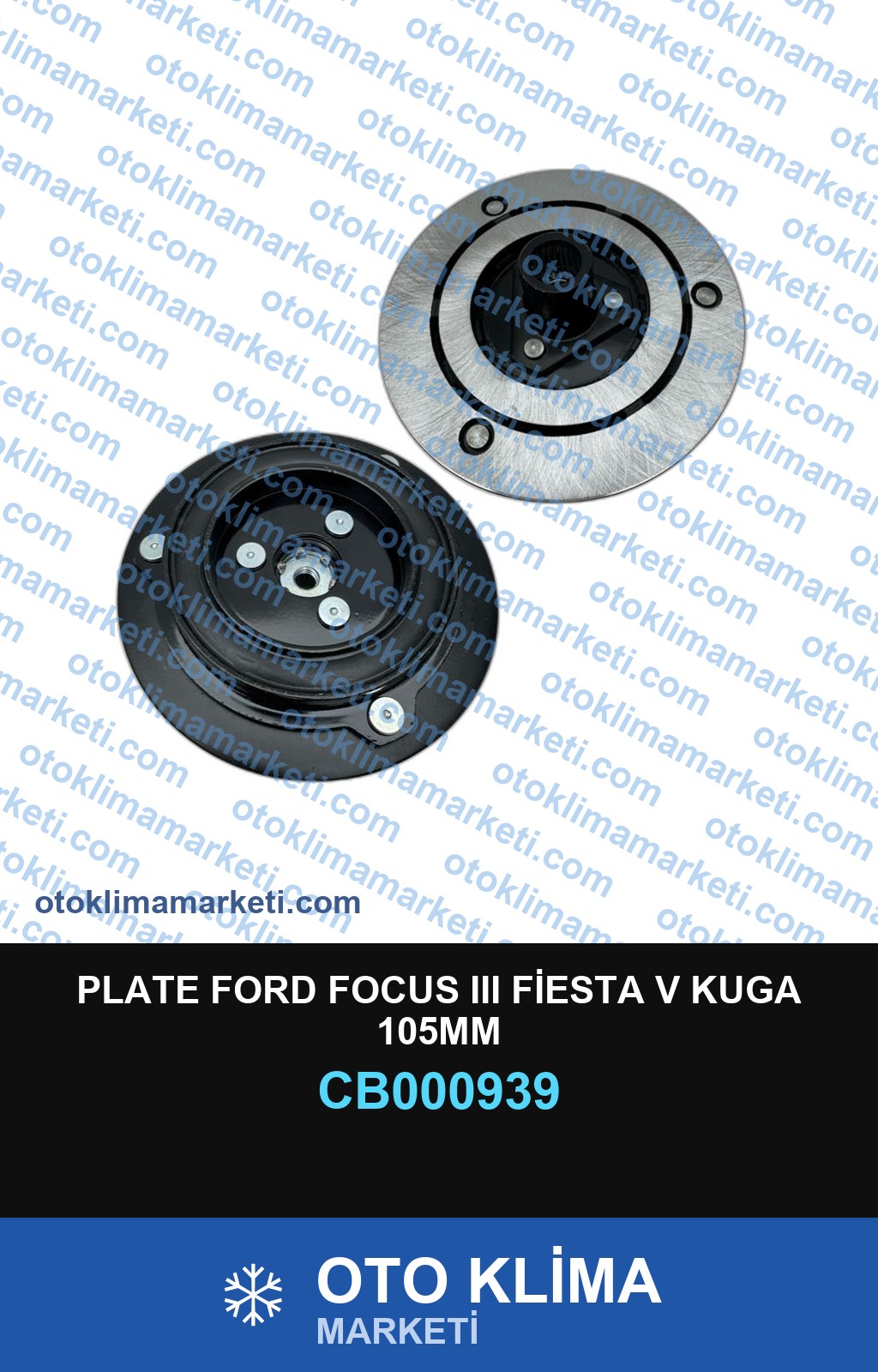 PLATE FORD FOCUS III FİESTA V KUGA 105MM