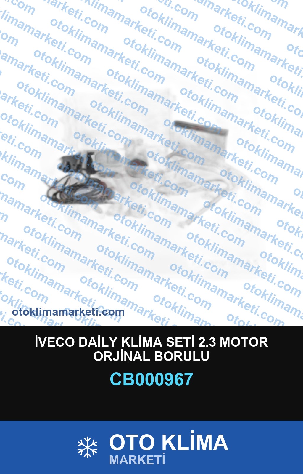 İVECO DAİLY KLİMA SETİ 2.3 MOTOR ORJİNAL BORULU