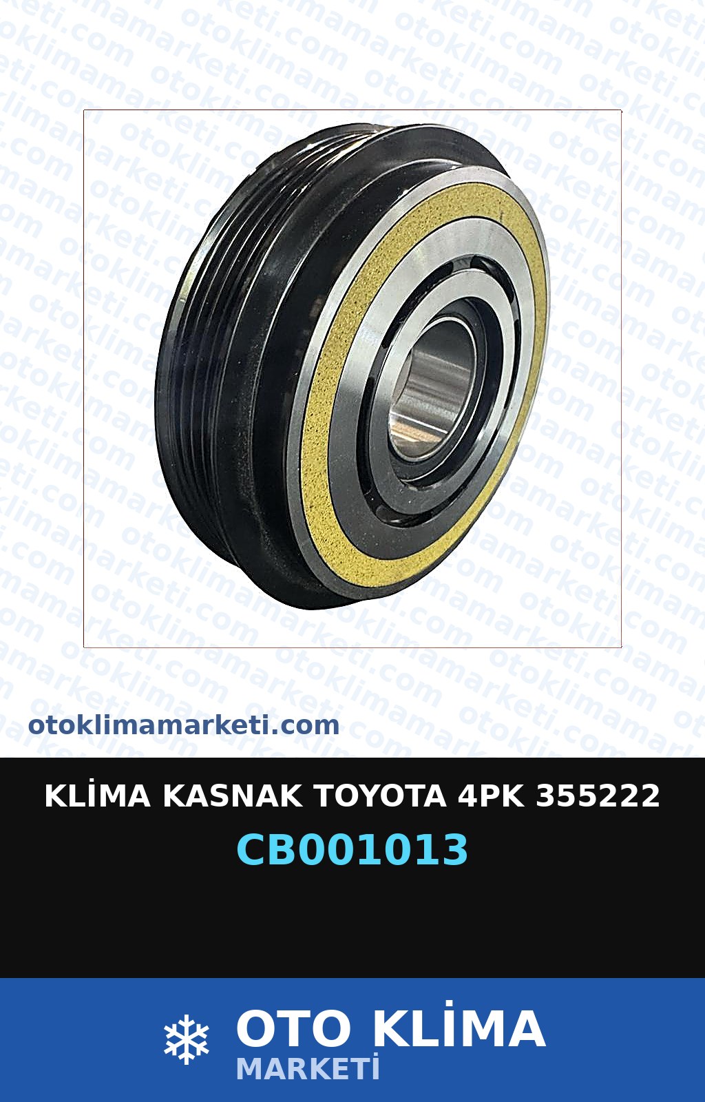 KLİMA KASNAK TOYOTA 4PK 355222 — KASNAK