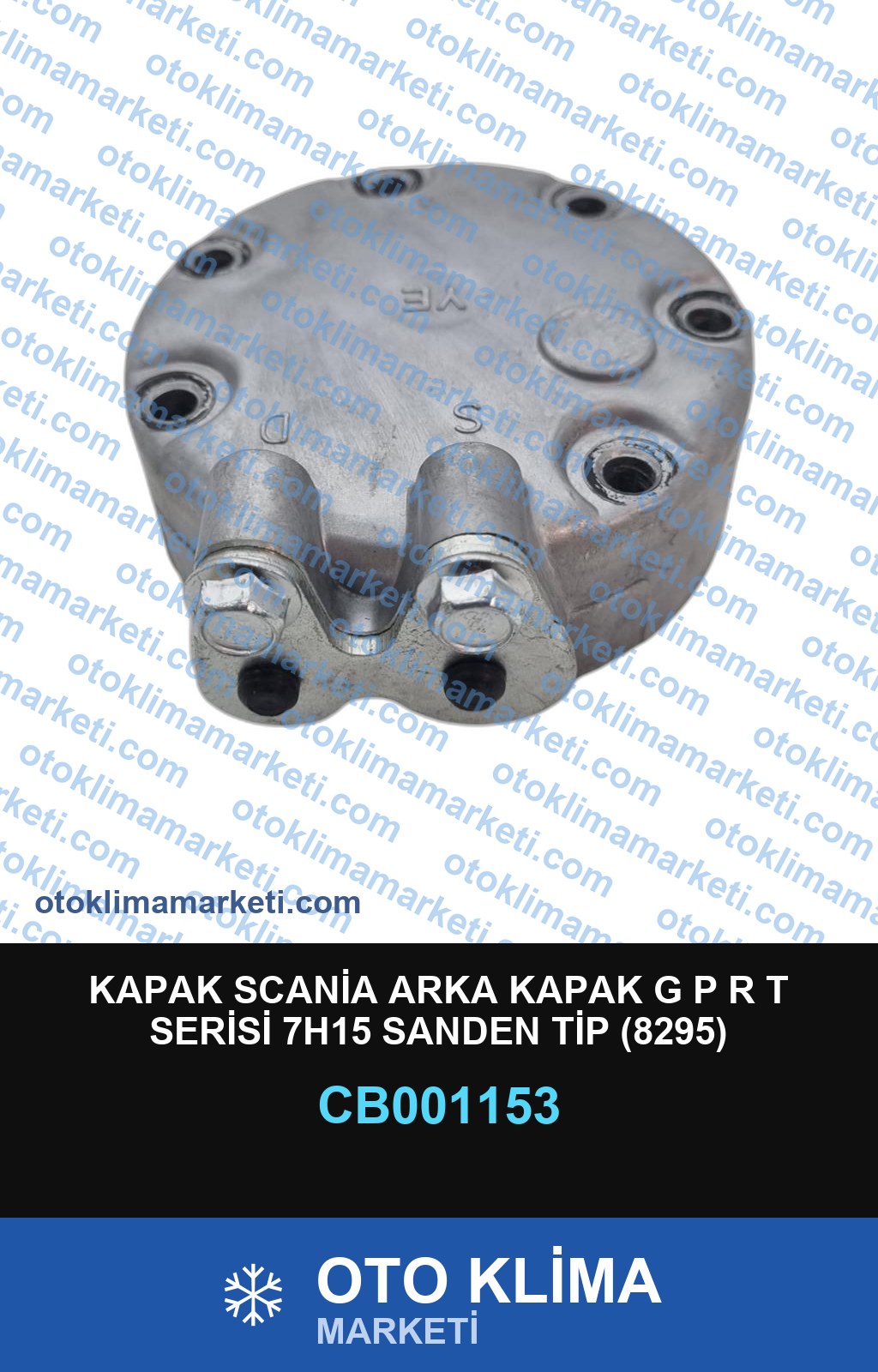 KAPAK SCANİA ARKA KAPAK G P R T SERİSİ 7H15 SANDEN TİP (8295)