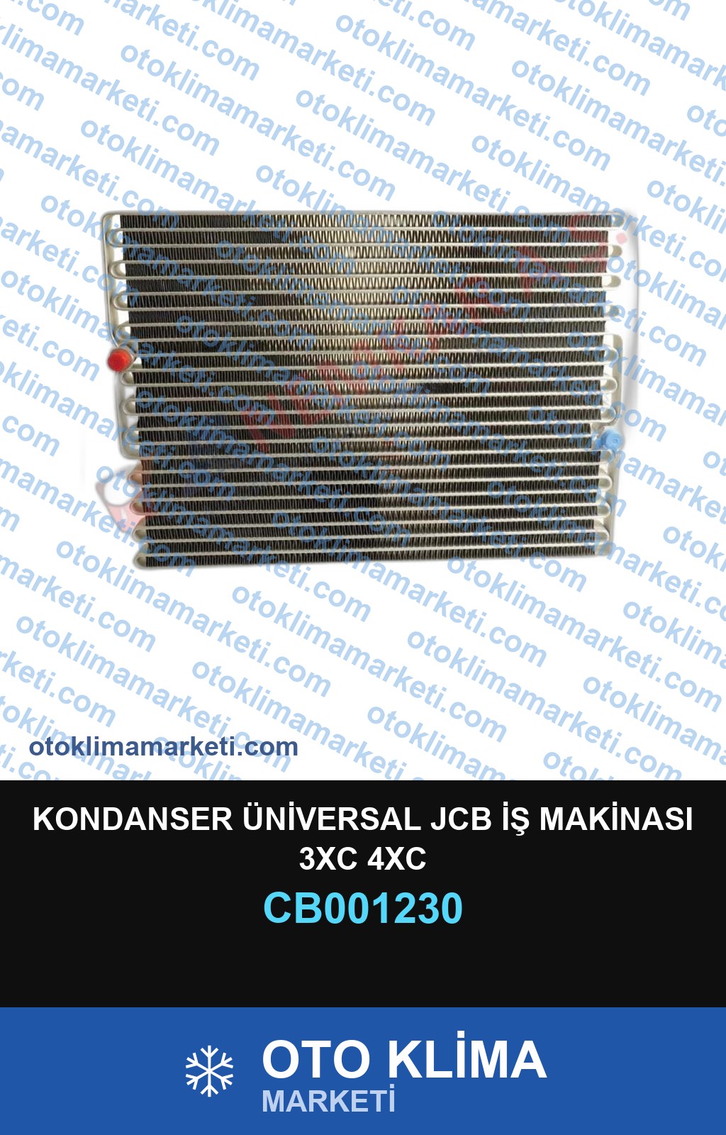 KONDANSER ÜNİVERSAL JCB İŞ MAKİNASI 3XC 4XC
