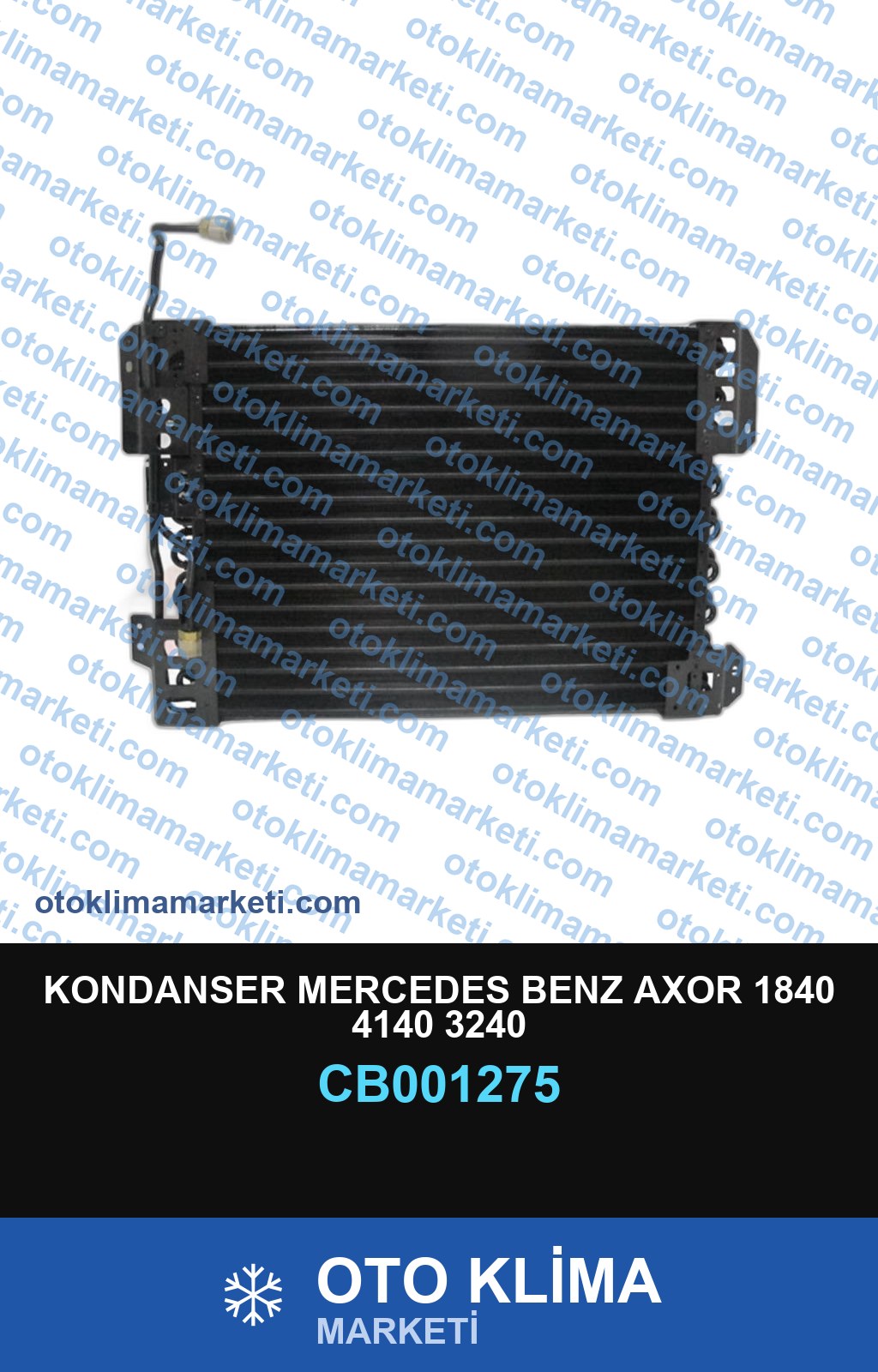 KONDANSER MERCEDES BENZ AXOR 1840 4140 3240