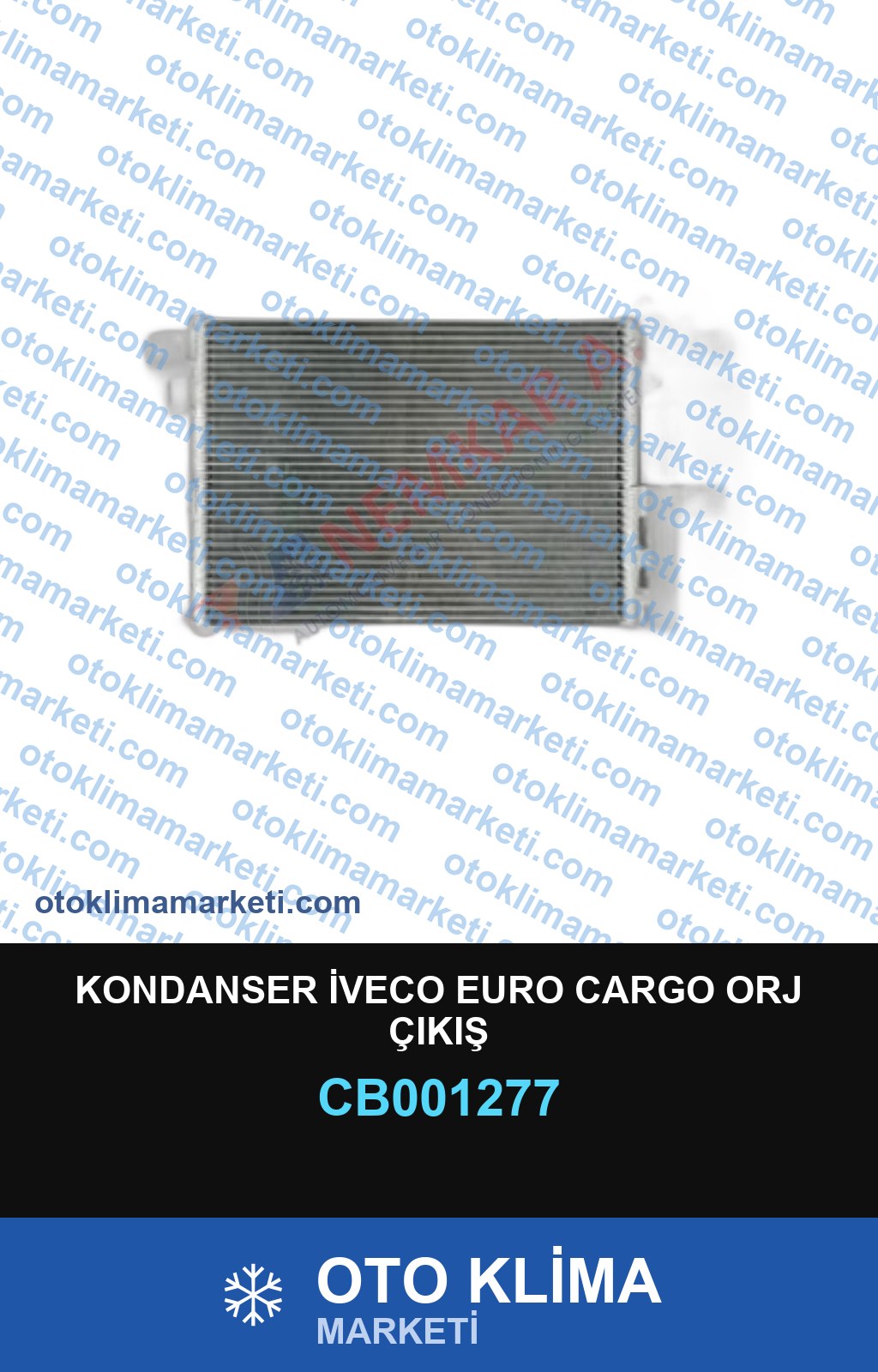 KONDANSER İVECO EURO CARGO ORJ ÇIKIŞ