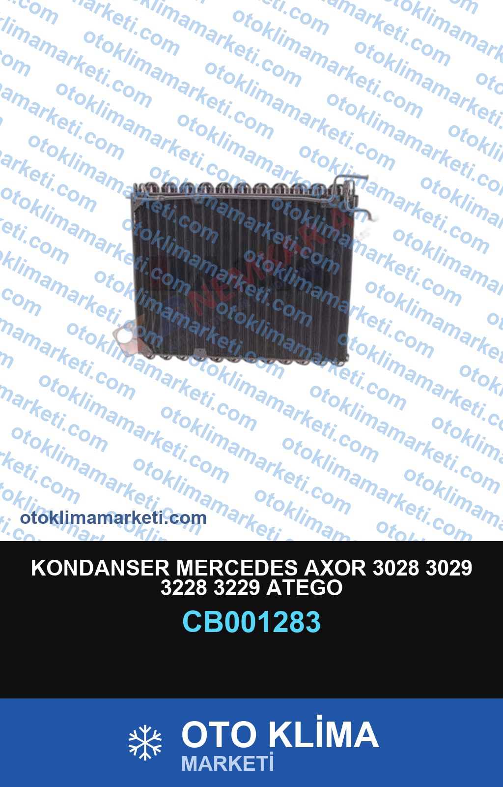 KONDANSER MERCEDES AXOR 3028 3029 3228 3229 ATEGO