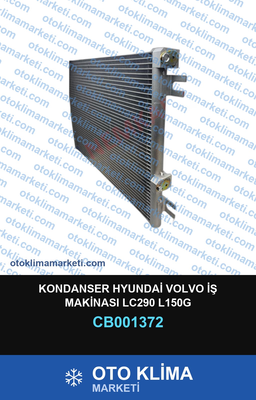 KONDANSER HYUNDAİ VOLVO İŞ MAKİNASI LC290 L150G