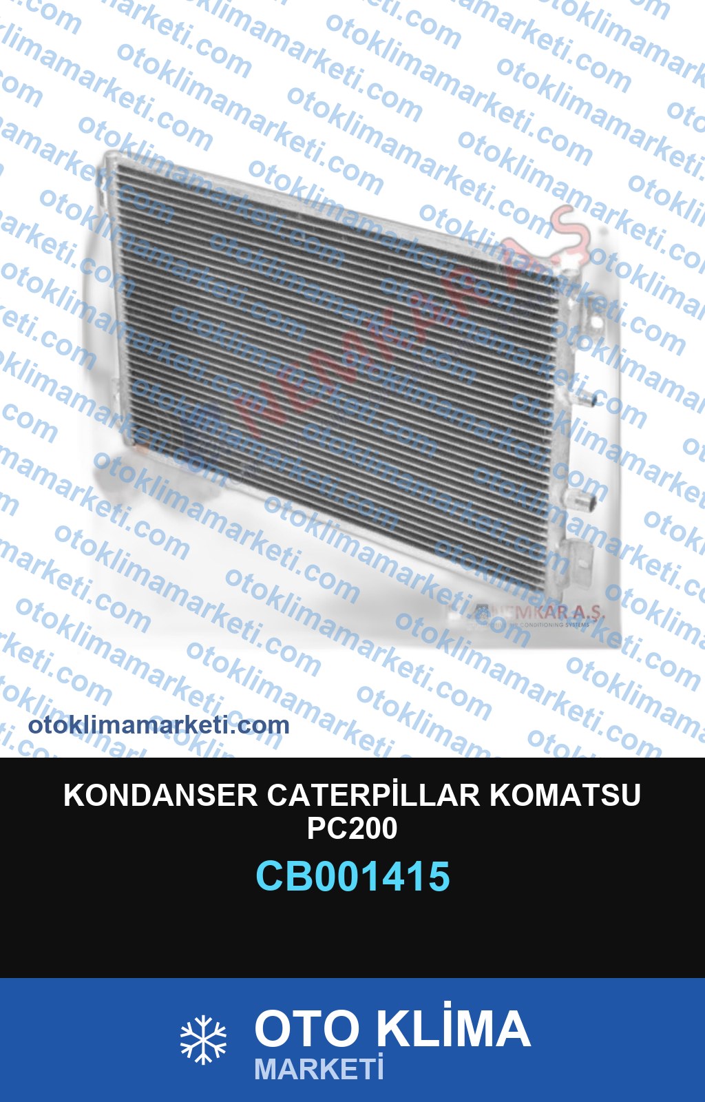 KONDANSER CATERPİLLAR KOMATSU PC200