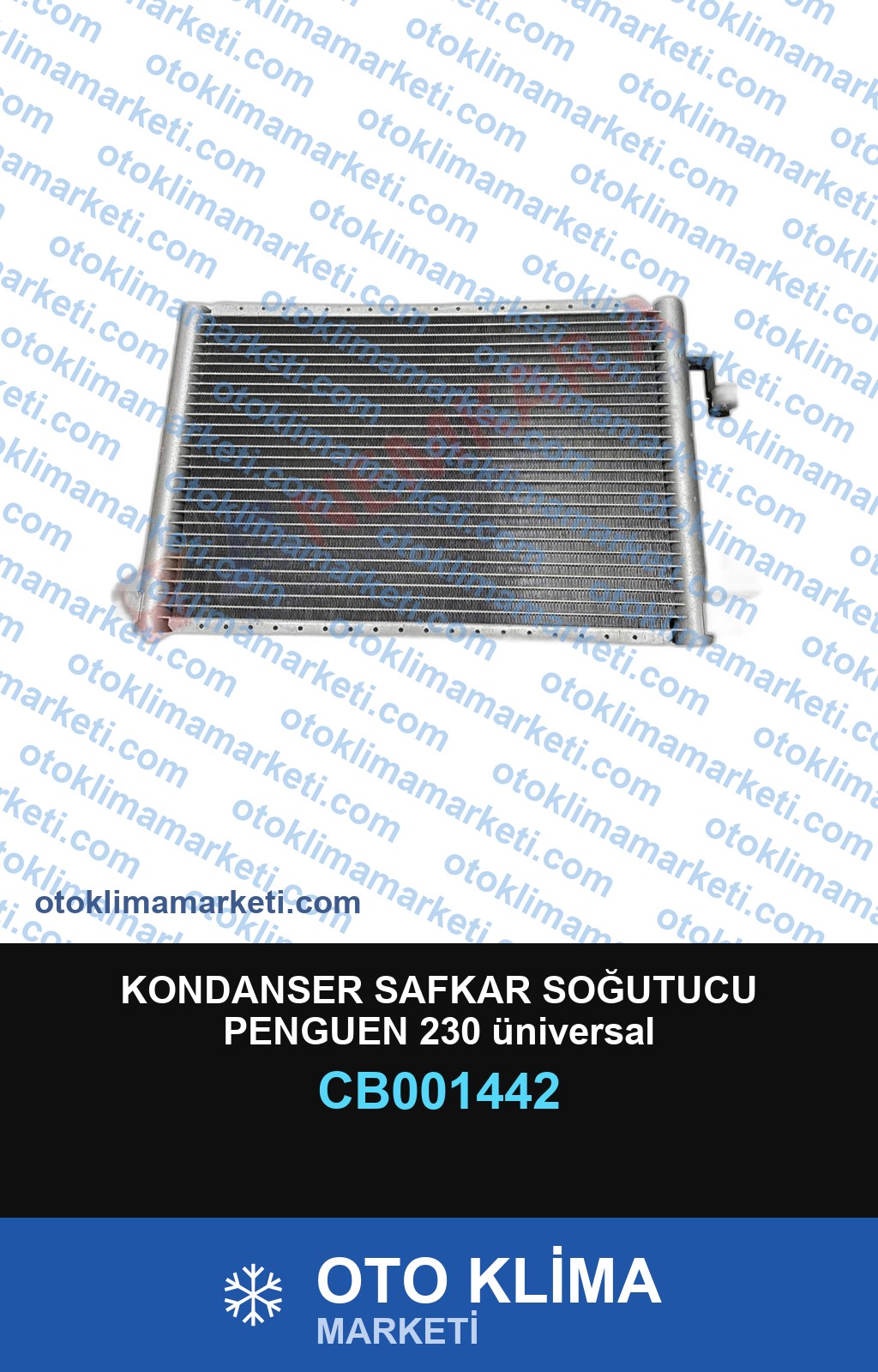 KONDANSER SAFKAR SOĞUTUCU PENGUEN 230 üniversal