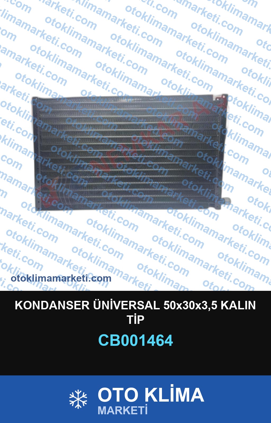KONDANSER ÜNİVERSAL 50x30x3,5 KALIN TİP