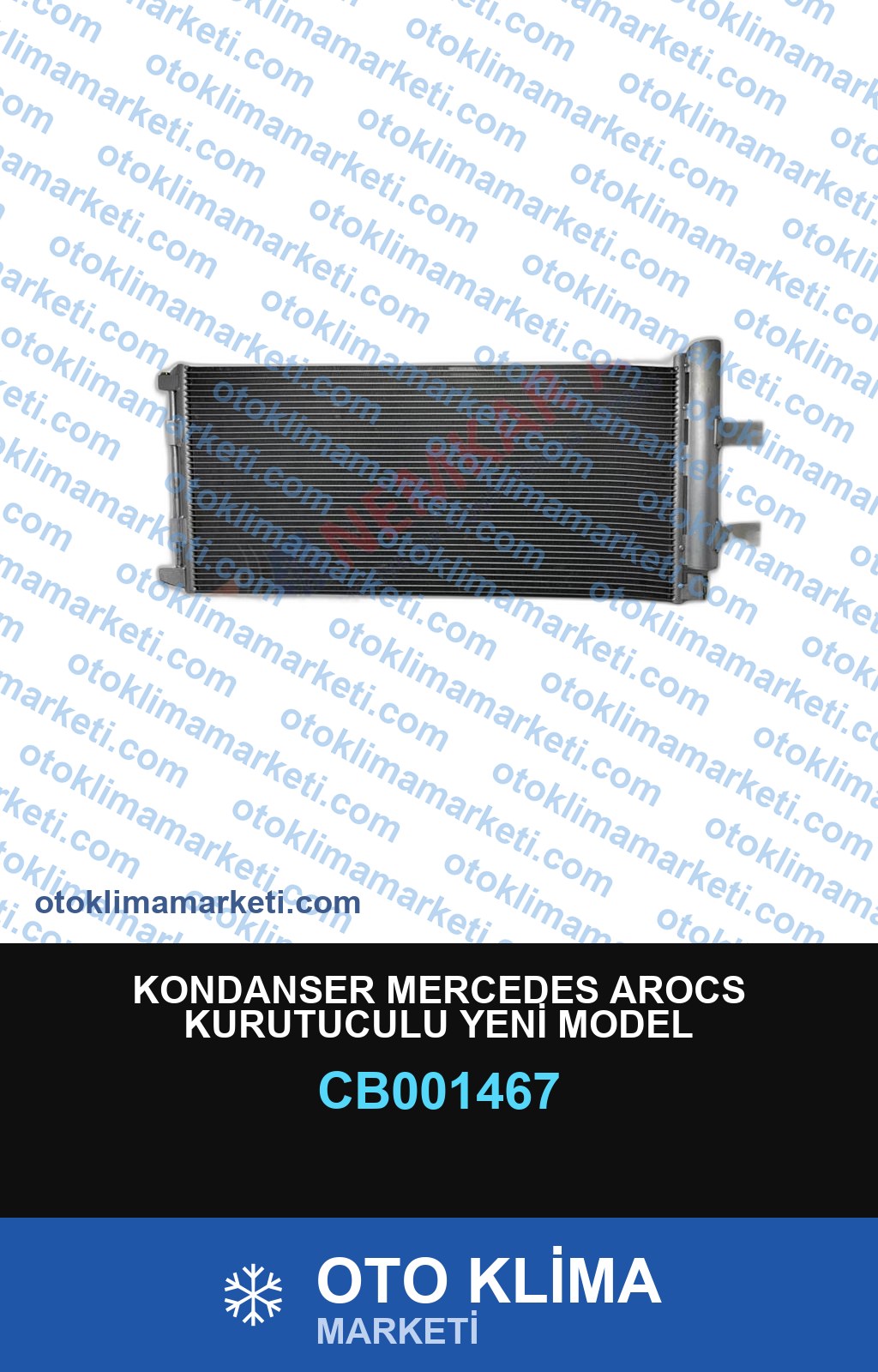 KONDANSER MERCEDES AROCS KURUTUCULU YENİ MODEL