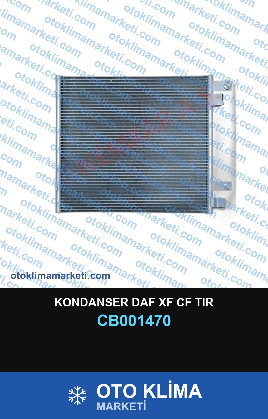 KONDANSER DAF XF CF TIR