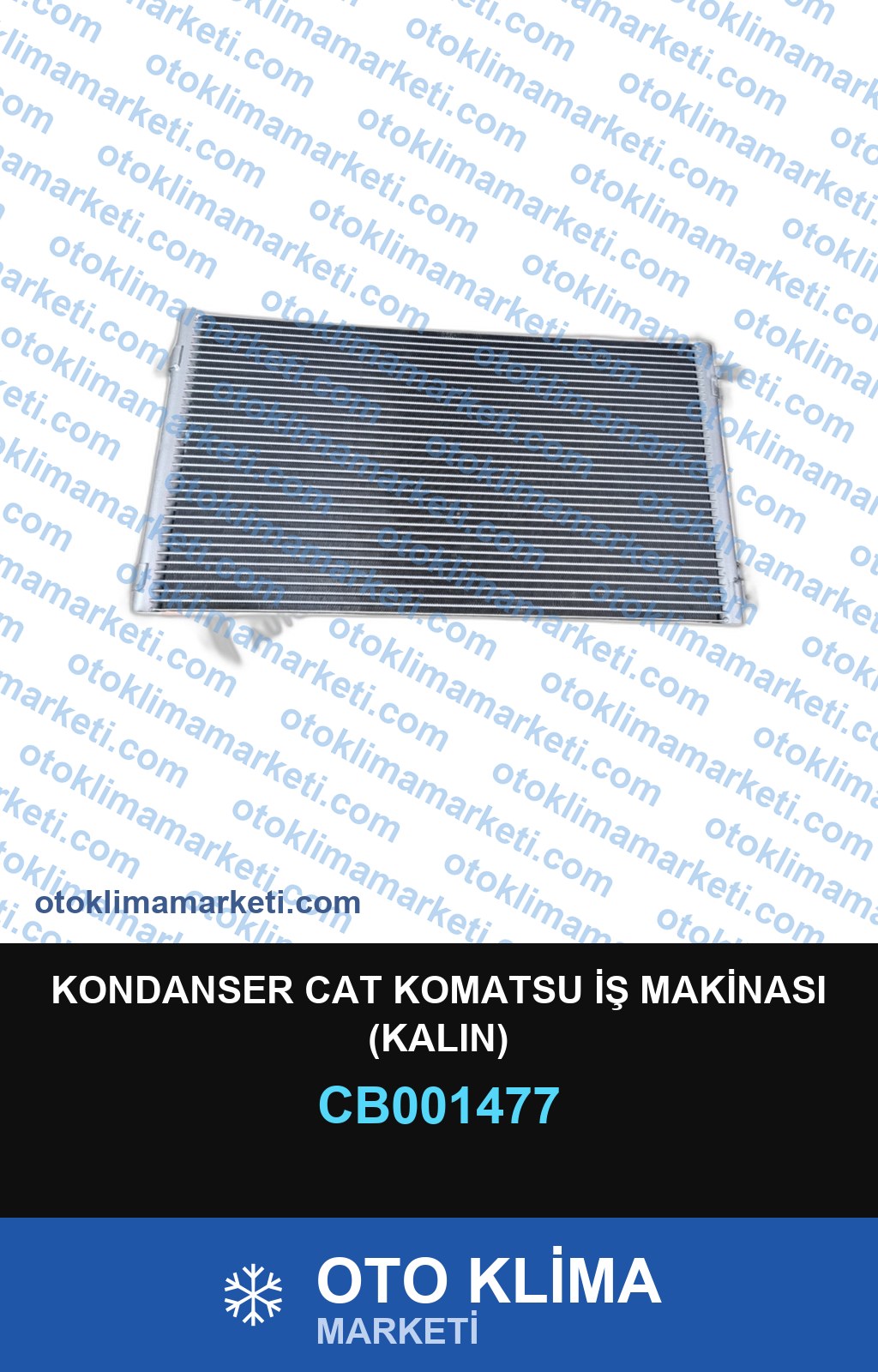 KONDANSER CAT KOMATSU İŞ MAKİNASI (KALIN)