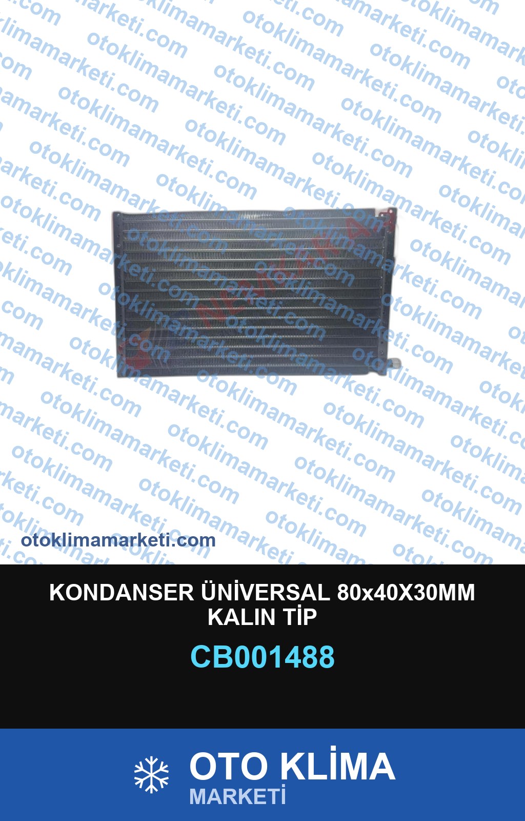 KONDANSER ÜNİVERSAL 80x40X30MM KALIN TİP