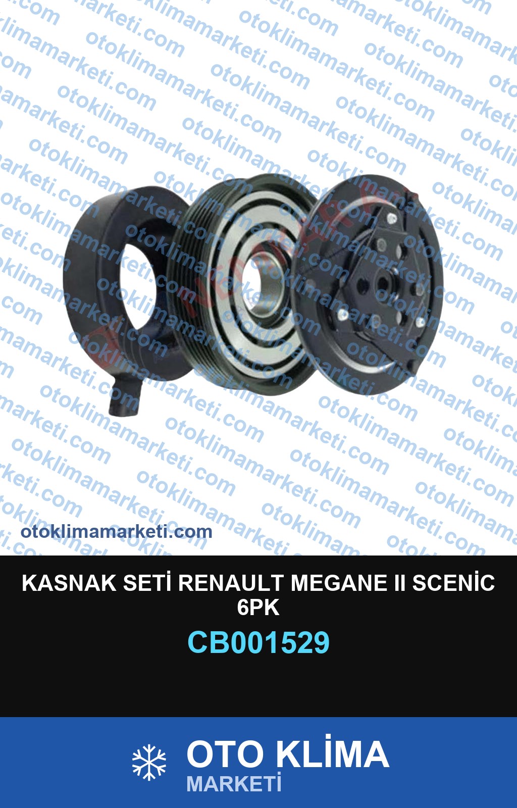 KASNAK SETİ RENAULT MEGANE II SCENİC 6PK