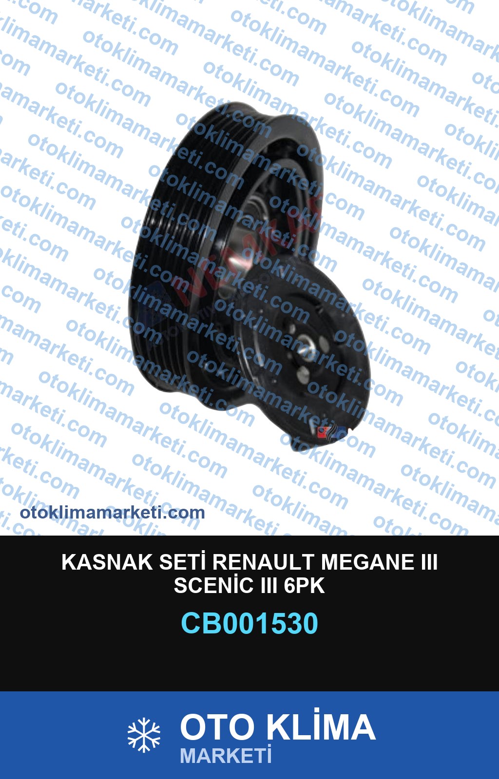 KASNAK SETİ RENAULT MEGANE III SCENİC III 6PK