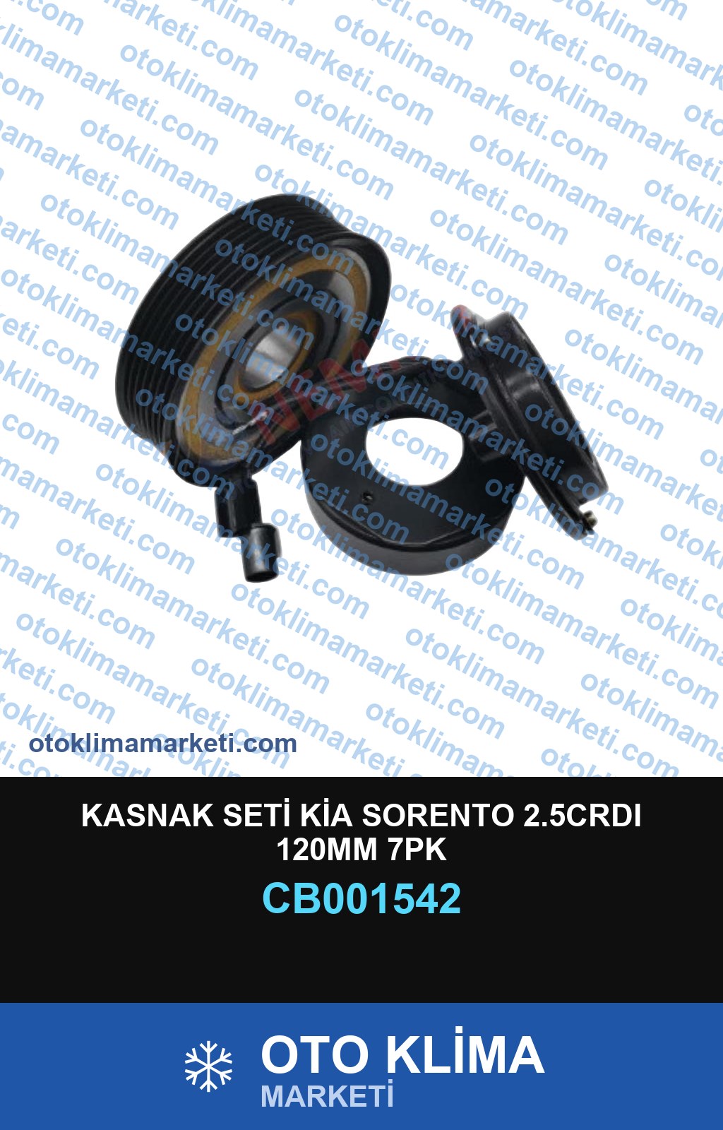 KASNAK SETİ KİA SORENTO 2.5CRDI 120MM 7PK