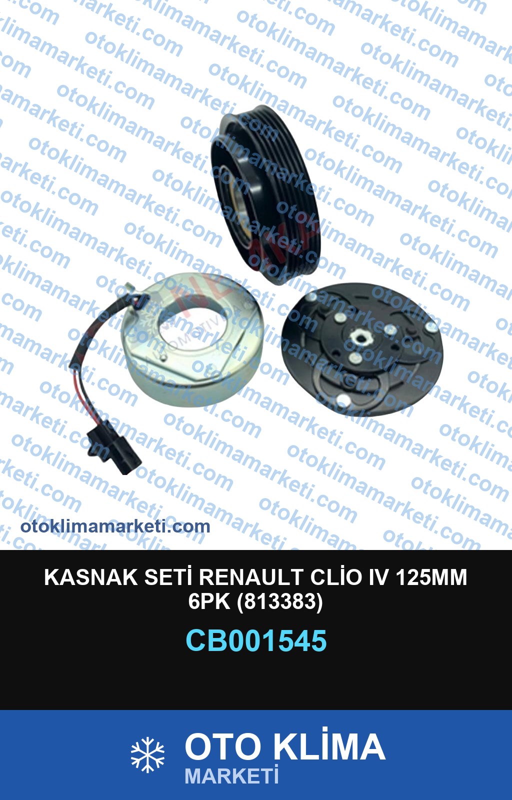 KASNAK SETİ RENAULT CLİO IV 125MM 6PK (813383)