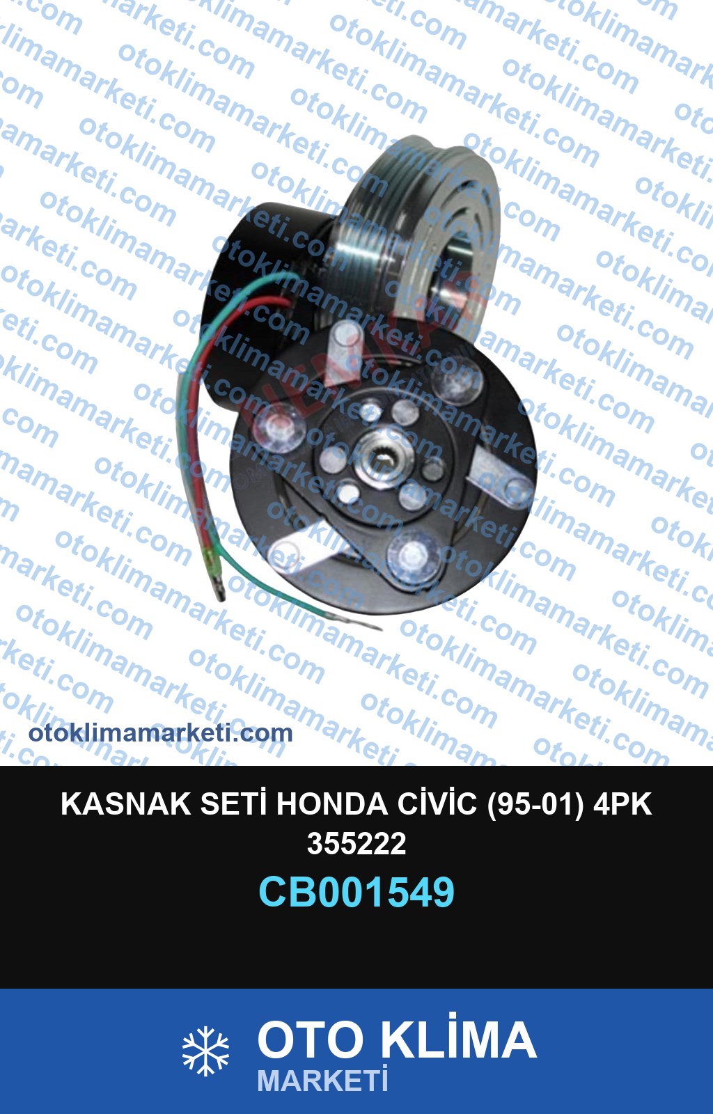 KASNAK SETİ HONDA CİVİC (95-01) 4PK 355222