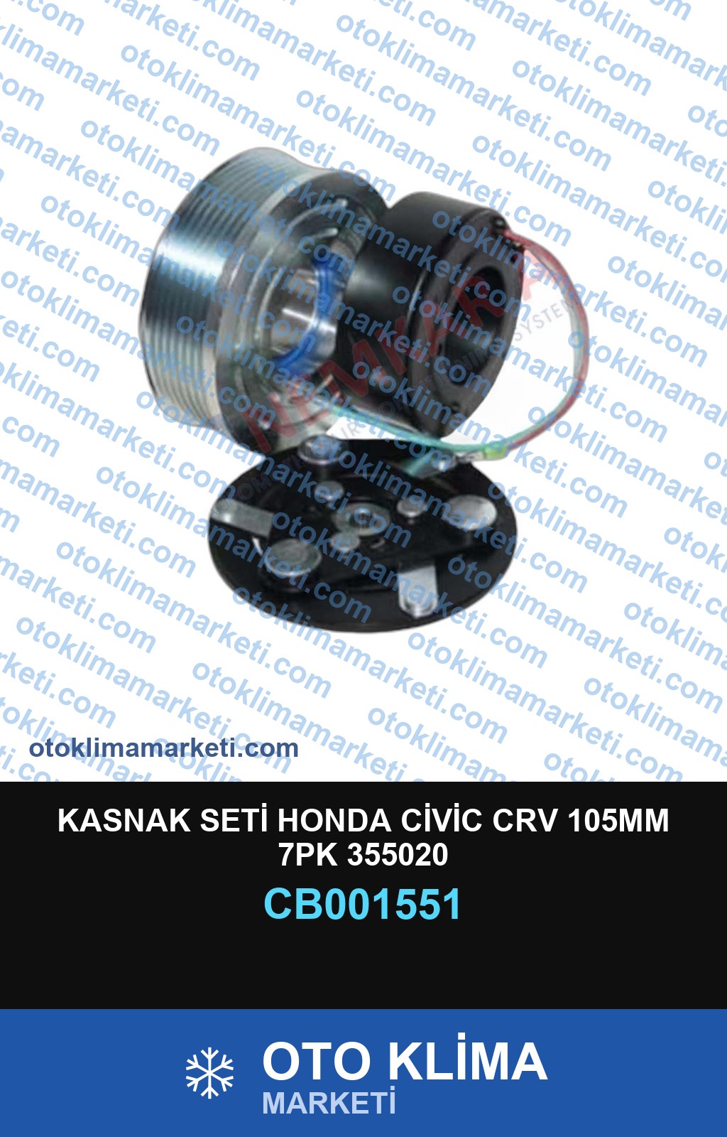KASNAK SETİ HONDA CİVİC CRV 105MM 7PK 355020