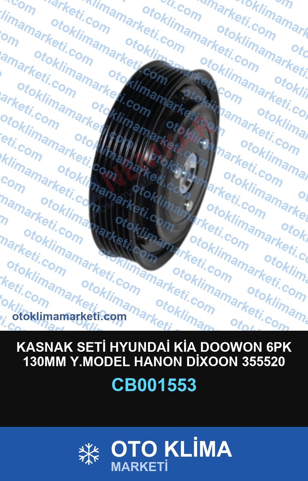 KASNAK SETİ HYUNDAİ KİA DOOWON 6PK 130MM Y.MODEL HANON DİXOON 355520