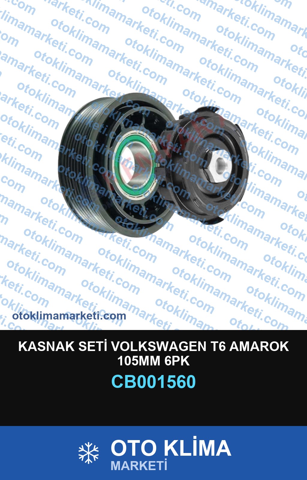 KASNAK SETİ VOLKSWAGEN T6 AMAROK 105MM 6PK