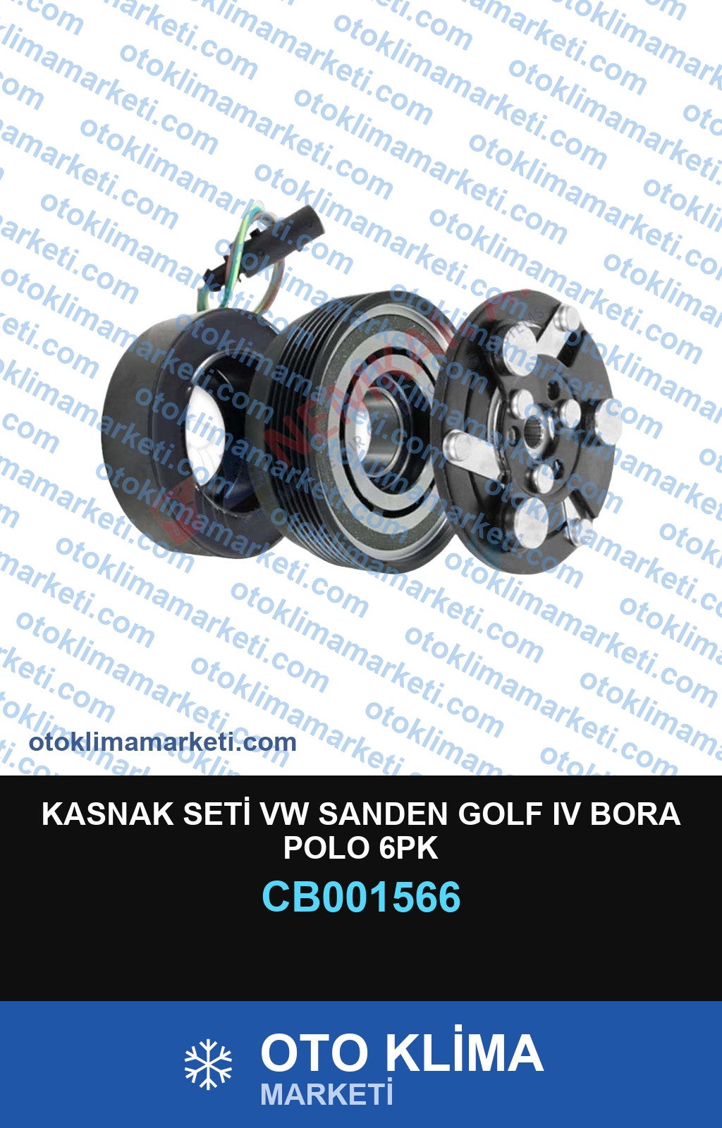 KASNAK SETİ VW SANDEN GOLF IV BORA POLO 6PK